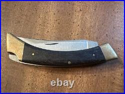 Browning 3318F3 Big Game Knife 3 Blade Folding Pocket Hunting Japan Rare Vintage