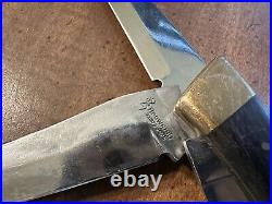 Browning 3318F3 Big Game Knife 3 Blade Folding Pocket Hunting Japan Rare Vintage
