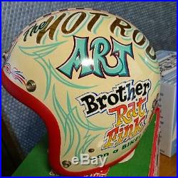 Buco Brother RAT FINK boo Jet Helmet Ed Big Daddy Roth New Classic Rare
