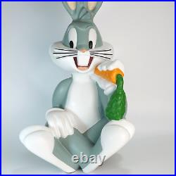 Bugs Bunny 24 Big Figure 1996 RARE Resin Statue Warner Brothers Studio Repaired