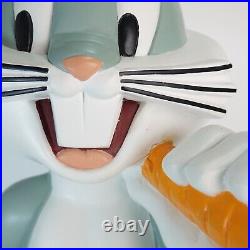 Bugs Bunny 24 Big Figure 1996 RARE Resin Statue Warner Brothers Studio Repaired