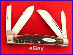 Case XX 1940-64 RARE LONG PULL mint bone 6488 LP big 4.25 congress knife