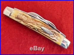 Case XX 1940-64 RARE RED Stag 5488 big 4.25 congress knife