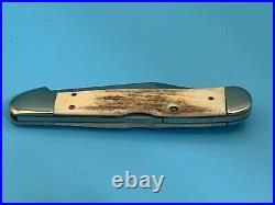 Case XX Knife Rare Stag 51549 Big Vintage Copper Lock