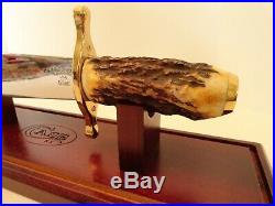 Case XX Stag Big Bowie Knife Leather Sheath Mint In Box Rare Last Production run