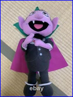 Count Von Count Sesame Street Big Plush Doll FuRyu RARE 37 cm