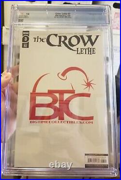 Crow Lethe #3 Cgc 9.8 Metal Virgin Btc Mico Suayan Variant Ltd 75 2022 Rare