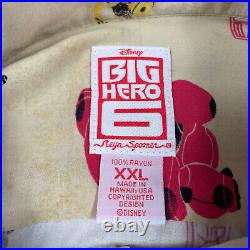 D23 Expo 2015 RARE Big Hero 6 Hawaiian Shirt XXL John Lasseter Reyn Spooner