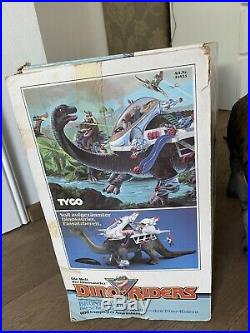 Dino Riders Brontosaurus Tyco Toys Vintage With Manual And Box Dinosaur Rare Big