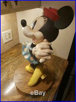 Disney 1928 Minnie Mouse Big Figure Retired Only 1999 Made Very Rare