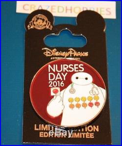 Disney 2016 DLR WDW Big Hero 6 Baymax Nurses Day LE 5000 Pin! N3W! RARE! HTF
