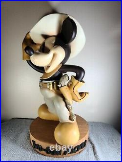 Disney 22' tall Two Gun Mickey Mouse Big Fig Super Rare