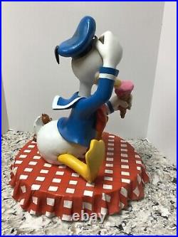 Disney Big Fig Figure Donald Duck with Chip and Dale Rare