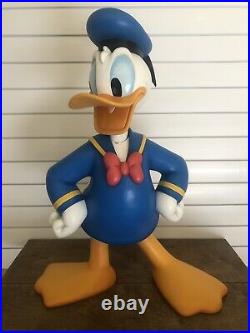 Disney Big Fig Life-Sized Donald Duck Two Heads Rare LE Statue Figurine