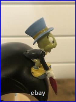 Disney Big Fig Pinocchio with Jiminy Cricket on head Rare LE Statue Figurine
