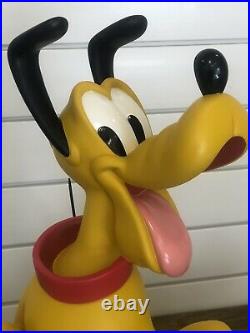 Disney Big Fig Pluto with Bowl & Bone DA Disney Auctions Rare LE Figurine