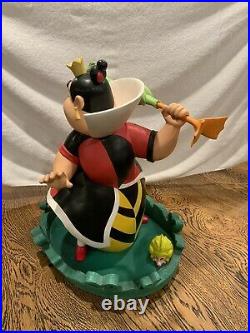 Disney Big Fig Queen Of Hearts & Cheshire Cat Rare LE Statue (Only 250 Made)