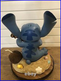 Disney Big Fig Stitch on Beach Rare LE Statue Figurine
