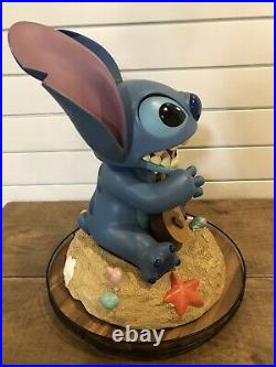 Disney Big Fig Stitch on Beach Rare LE Statue Figurine