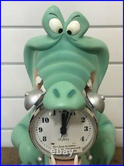 Disney Big Fig Tic Toc Crocodile Clock Peter Pan Rare LE Statue Figurine
