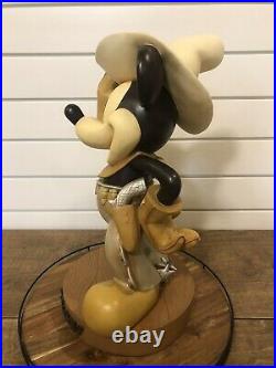 Disney Big Fig Two Gun Mickey Rare LE Statue Figurine