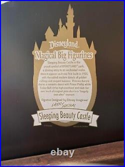 Disney Big Figs Statue Sleeping Beauty Castle Disneyland Extremely Rare