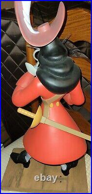 Disney Captain Hook Statue Big Fig RARE with Sword LE 300 29 withpedestal