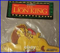 Disney Kurt Adler Lion King Mufasa Simba Nala Rare-Big Blue 5- characters NOS