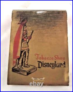 Disney Land Tobacco Shop Book of Matches Big Chief Indian Rare