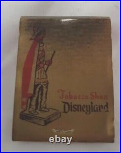 Disney Land Tobacco Shop Book of Matches Big Chief Indian Rare