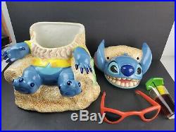 Disney Lilo & Stitch Cookie Jar Big Figure Summer Beach Limited Edition 350 RARE
