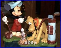 Disney MICKEY MOUSE & PLUTO Golf BIG FIG Separate VERY RARE Great Condition WDW
