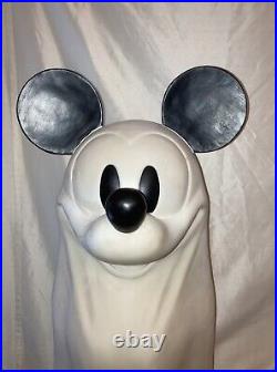 Disney Mickey Mouse Halloween Light Up Ghost Figure Big 30s tall Rare 2003