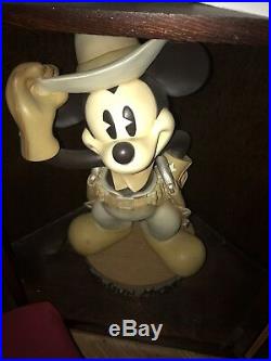 Disney Mickey Mouse Two Gun Mickey 22 Big Fig Statue Large Figurine(Rare)