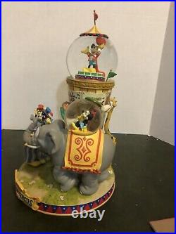 Disney Mickeys Big Top Circus Snow Globe. RARE