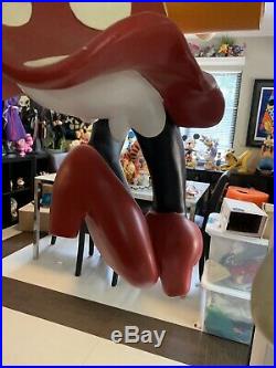 Disney Minnie Mouse Huge Display Prop Big Fig Statue Rare! 37Tall