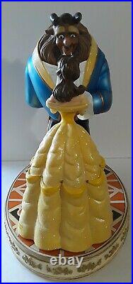 Disney Parks Beauty and the Beast Medium Big Figurine Statue Belle Rare Complete