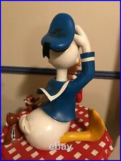 Disney Parks Big Figs rare Donald Duck and Chip n Dale picnic