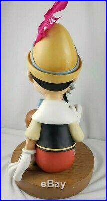Disney Pinocchio and Jiminy Cricket Big Fig Rare Figure! 24 Inches Tall