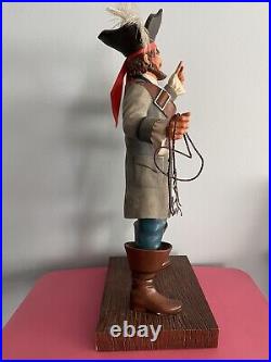 Disney Pirates of the Caribbean Auctioneer Big Fig Rare Statue Figurine 50th