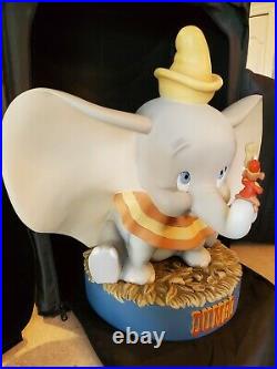 Disney RARE Dumbo Big Fig Original Retired Resin Timothy and Dumbo wit