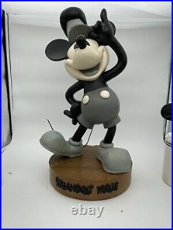 Disney RARE Steamboat Willie Big Fig Mickey Mouse on base