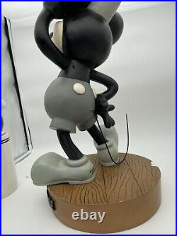 Disney RARE Steamboat Willie Big Fig Mickey Mouse on base
