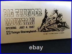 Disney Rare Commemorative Big Thunder Opening Watch, Tokyo Disneyland 1987