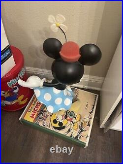 Disney Rare Minnie Mouse Big Figurine