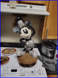 Disney Steamboat Mickey Mouse 24 Willie Big Fig Sculpture RARE Damage Figure