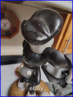 Disney Steamboat Mickey Mouse 24 Willie Big Fig Sculpture RARE Damage Figure