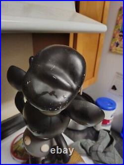 Disney Steamboat Mickey Mouse 24 Willie Big Fig Sculpture RARE Damage Figure