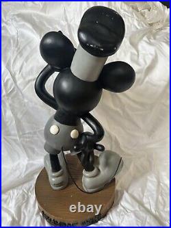 Disney Steamboat Mickey Mouse 24 Willie Big Fig Sculpture RARE Used