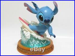 Disney Store Limited Edition Stitch Surfing Big Figure Toy Statue Rare 16.5 inch